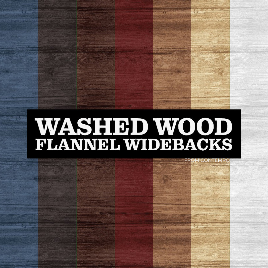 Washed Wood Flannel Widebacks