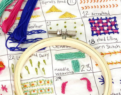 30 Day Sampler Embroidery | Volume 3