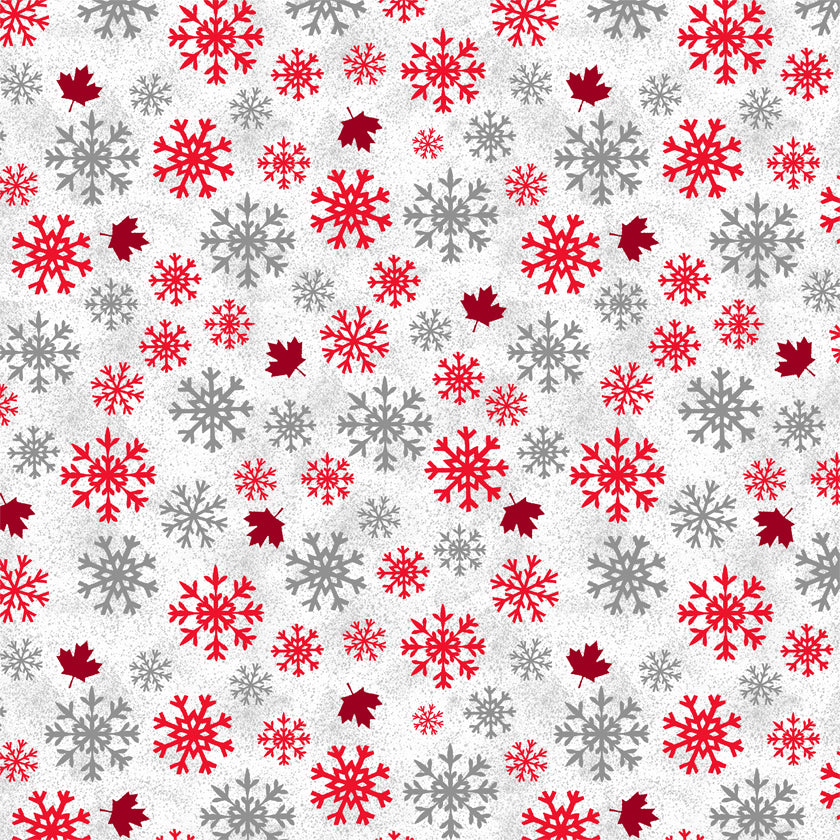 Canadian Christmas - Snowflakes