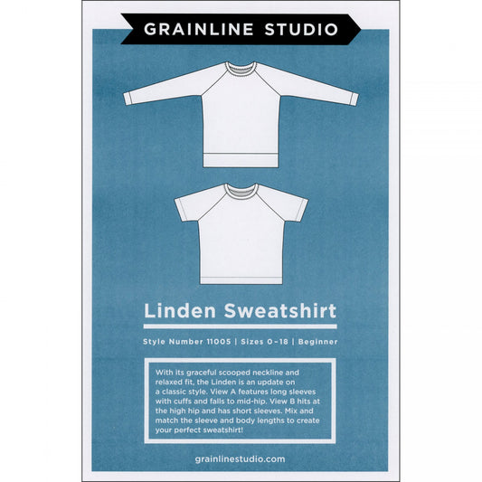 Linden Sweatshirt Clothing Pattern - Trapunto