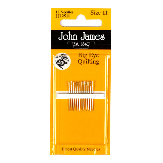 John James | Big Eye Quilting Needles