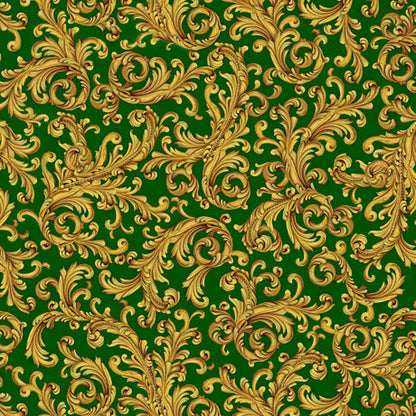 Elegant Poinsettias - Scroll