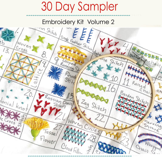 30 Day Sampler Embroidery | Volume 2
