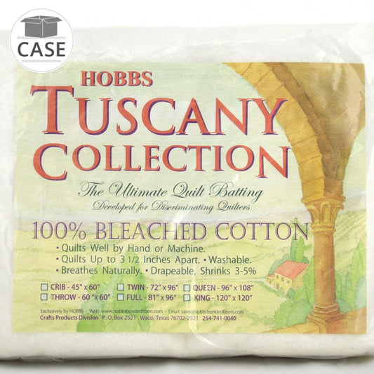 Batting | Tuscany 100% Bleached Cotton