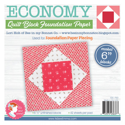 Foundation Paper Pad | Economy Plus Quilt Block
