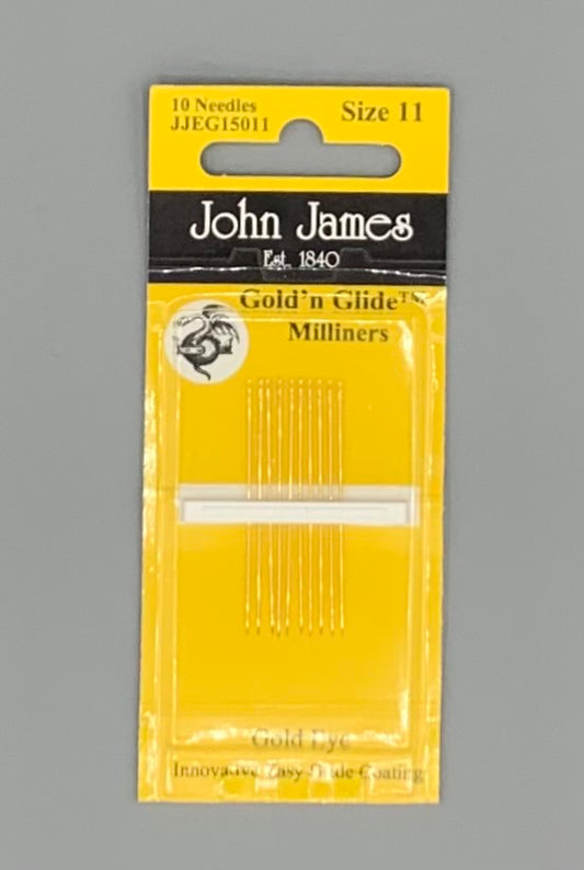 John James | Milliners Needles | Size 11