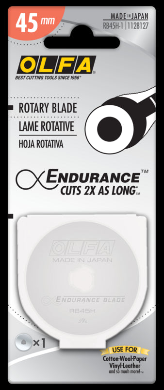 Olfa Endurance Rotary Blades - 45mm