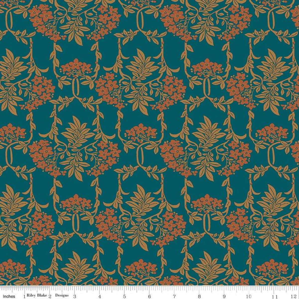 Hesketh House - Nouveau Mayflower POS Fabric - Trapunto
