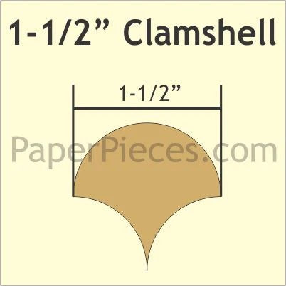 Clamshell - 1 1/2"