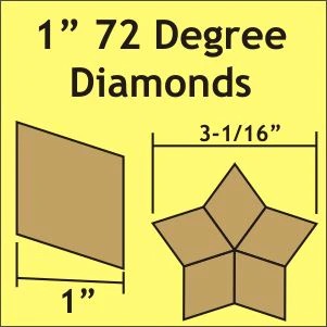 72 Degree Diamond - 1"