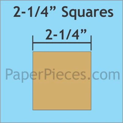 Square -  2 1/4"