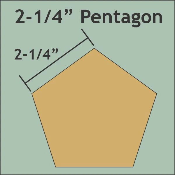 Pentagon - 2 1/4"