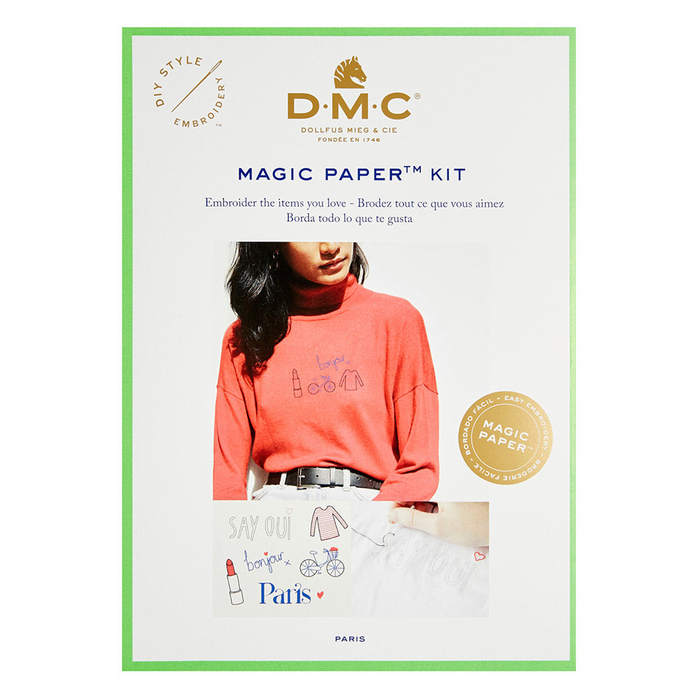 DMC Magic Paper Embroidery Kit