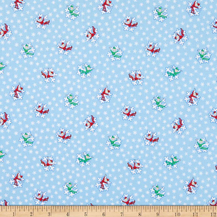 Candy Cane Lane - Jack Frost POS Fabric - Trapunto