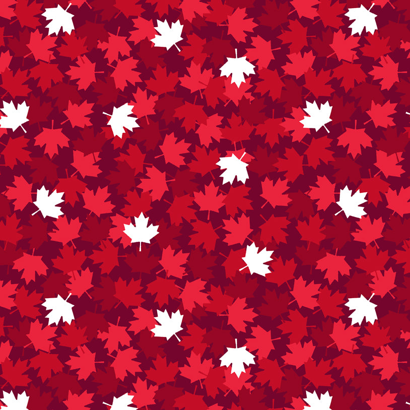 Canadian Christmas - Maple Leaves