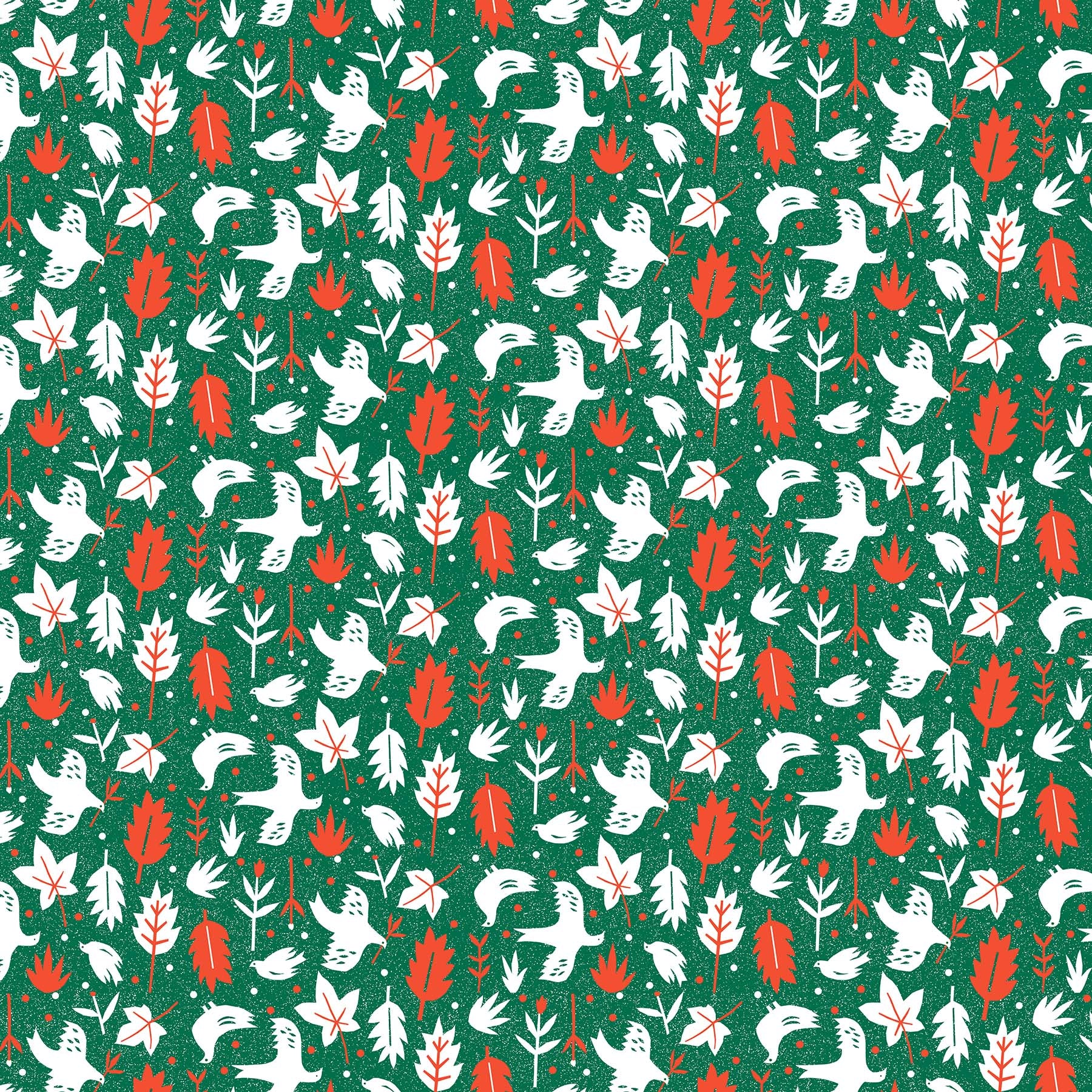 Wintertide - Christmas Cutouts POS Fabric - Trapunto