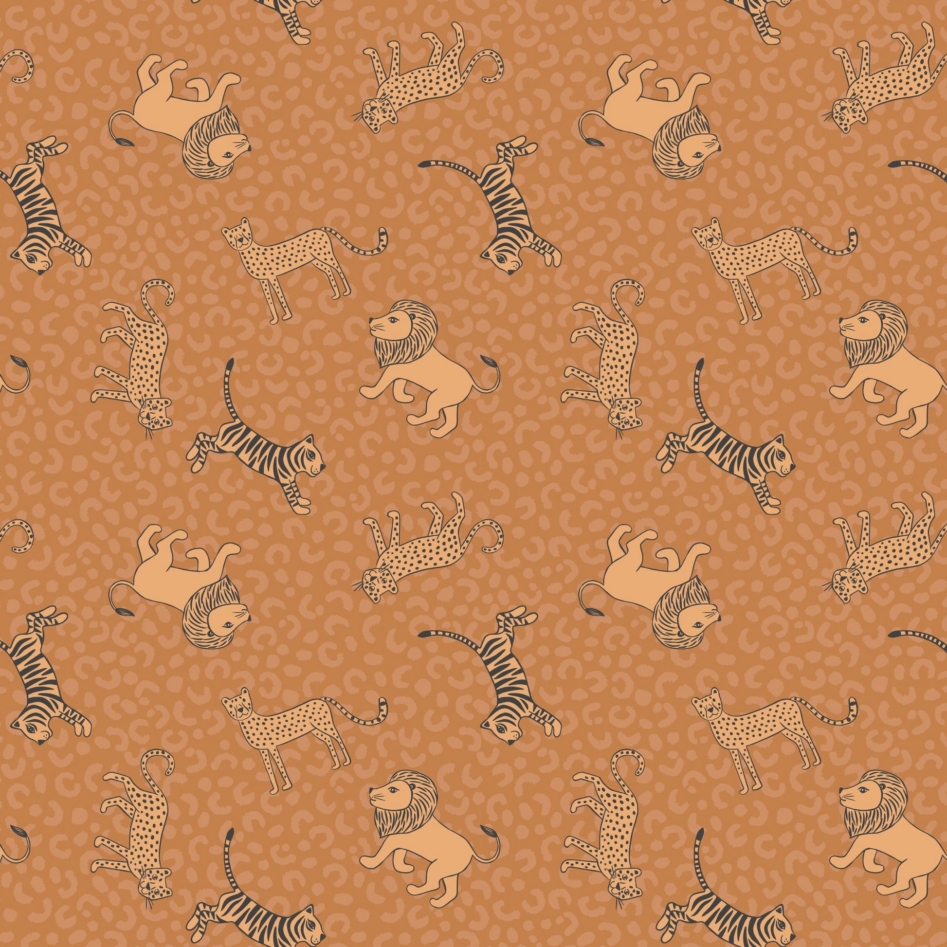 Panthera - Little Big Cats POS Fabric - Trapunto