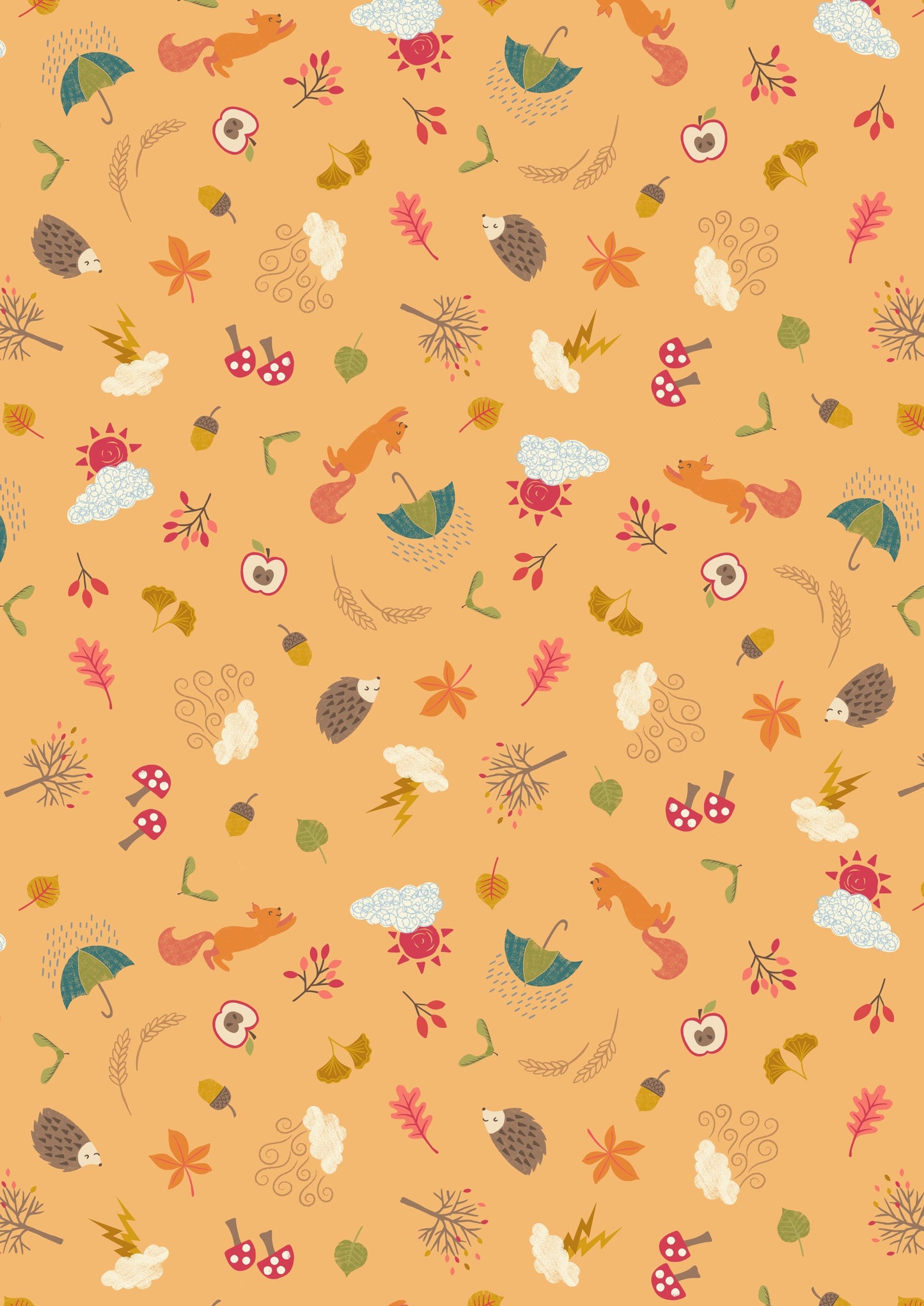 Whatever the Weather - Autumn POS Fabric - Trapunto