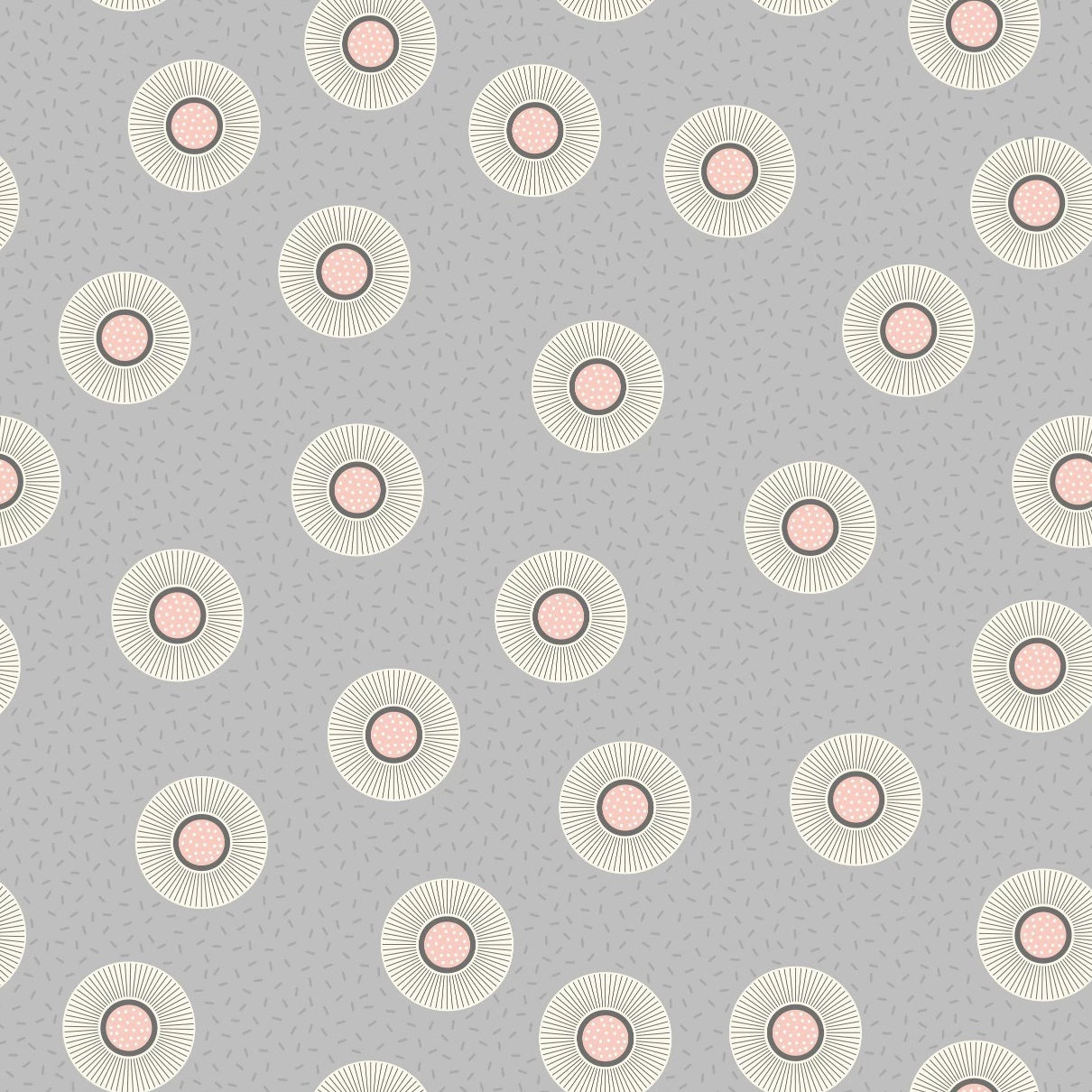 Forme - Flower Dots POS Fabric - Trapunto