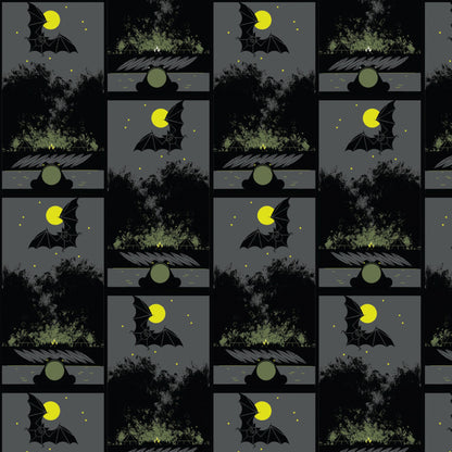 Charley Harper Halloween Fabric - Trapunto