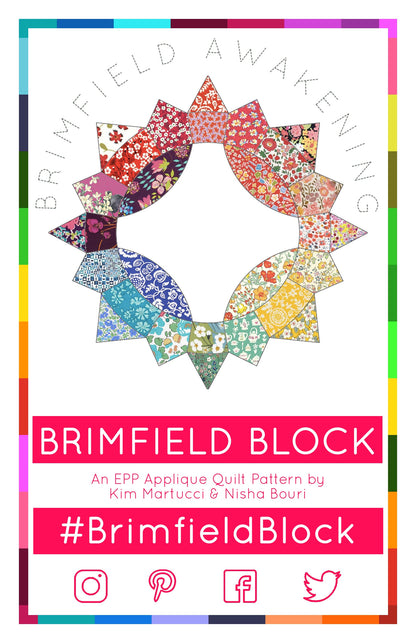 Brimfield Block Pattern and Pieces Kit - Trapunto