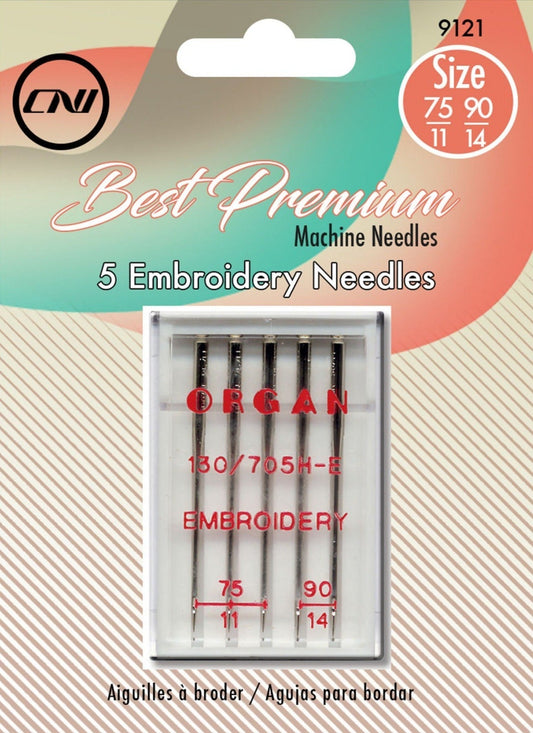 Organ Machine Needles | Embroidery Assorted