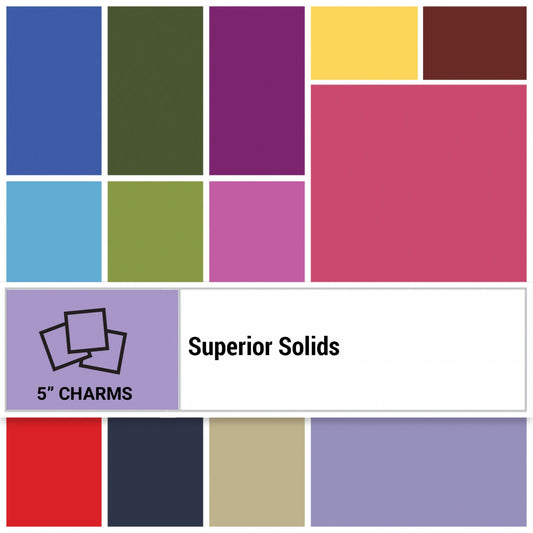 Superior Solids Charm Pack