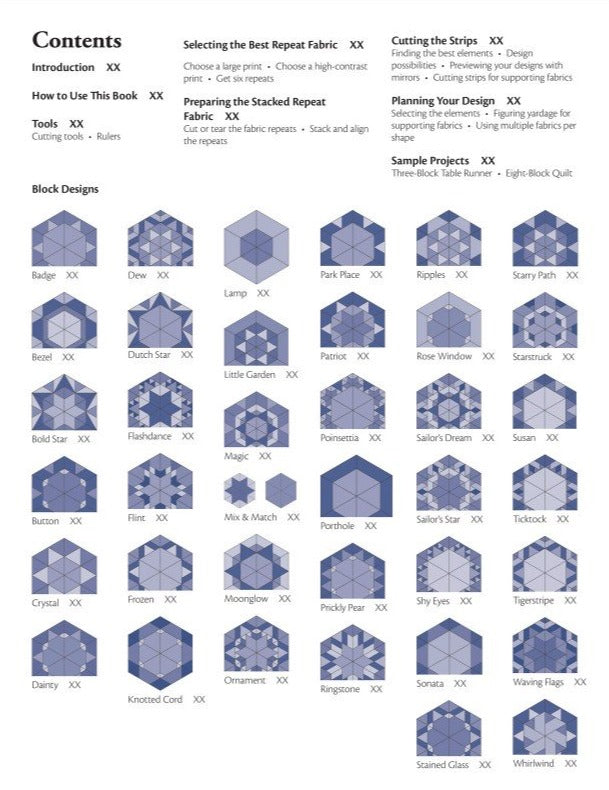 Stack & Cut Hexagon Quilts Book