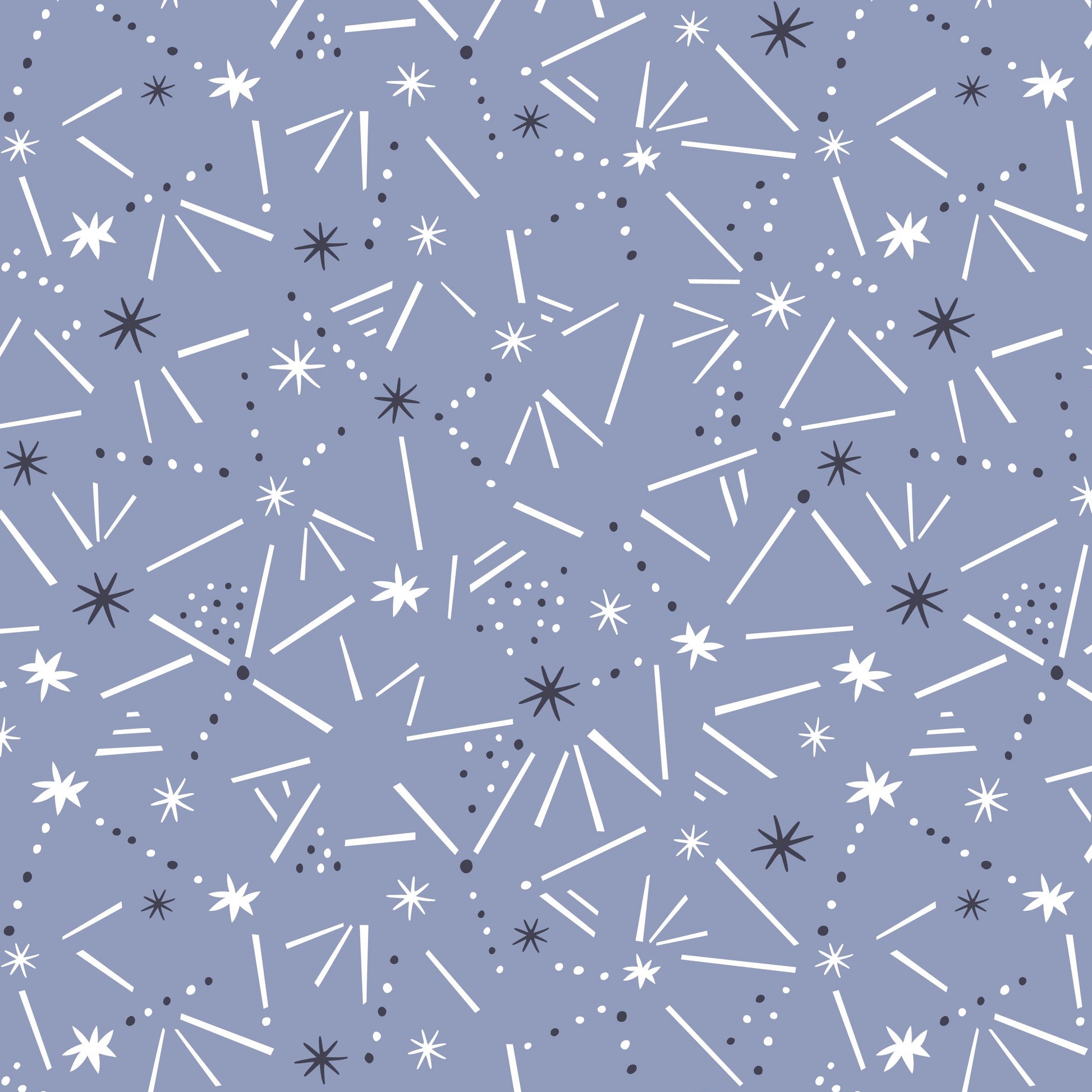 Ditsies - Sticks & Stars POS Fabric - Trapunto