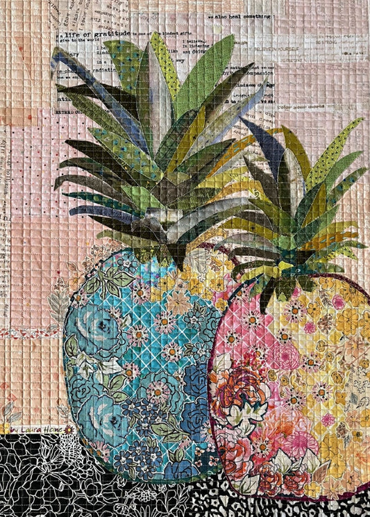 Pineapples Collage Quilt Pattern