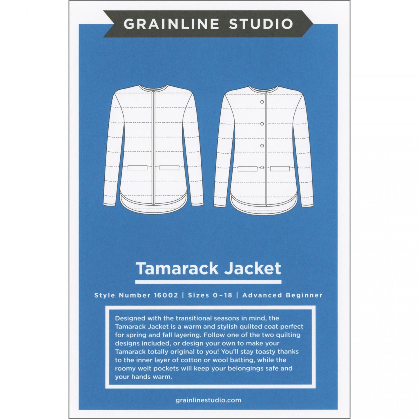Tamarack Jacket Pattern