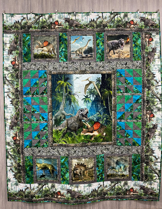 Finished Quilt | Jurassic