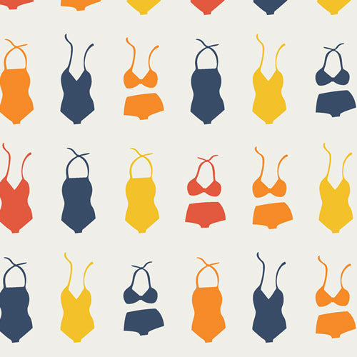 Summer Side - Swimsuit Soiree POS Fabric - Trapunto