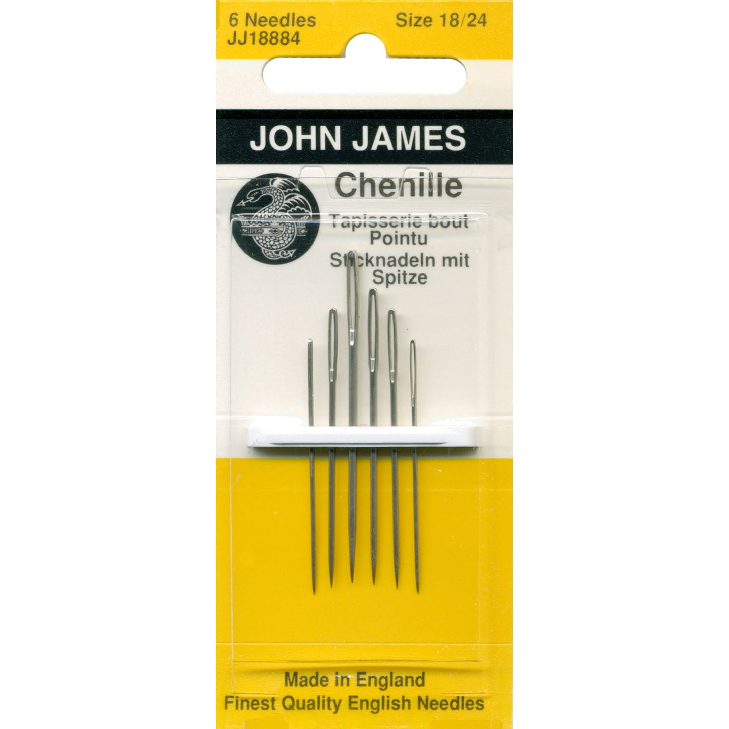 John James | Chenille Needles | Size 18/24