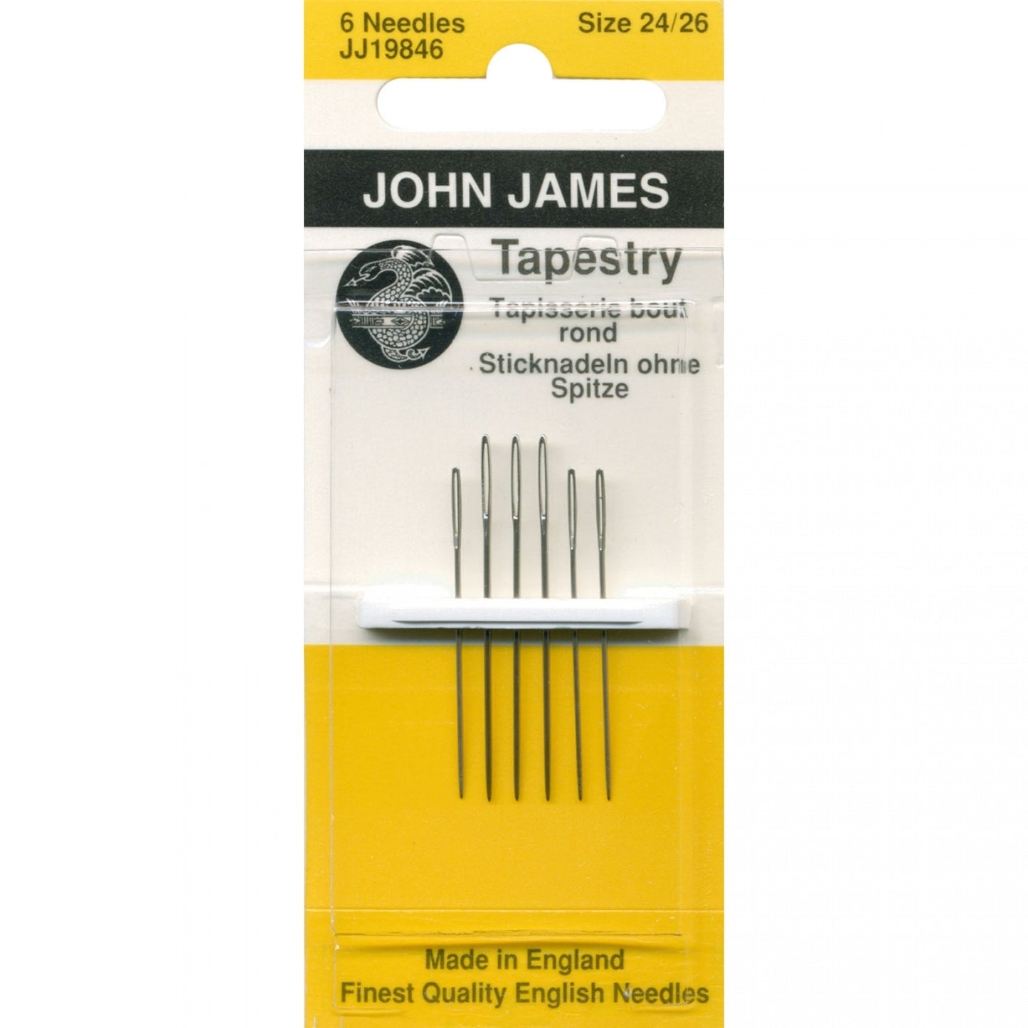 John James | Tapestry Needles | Size 24/26