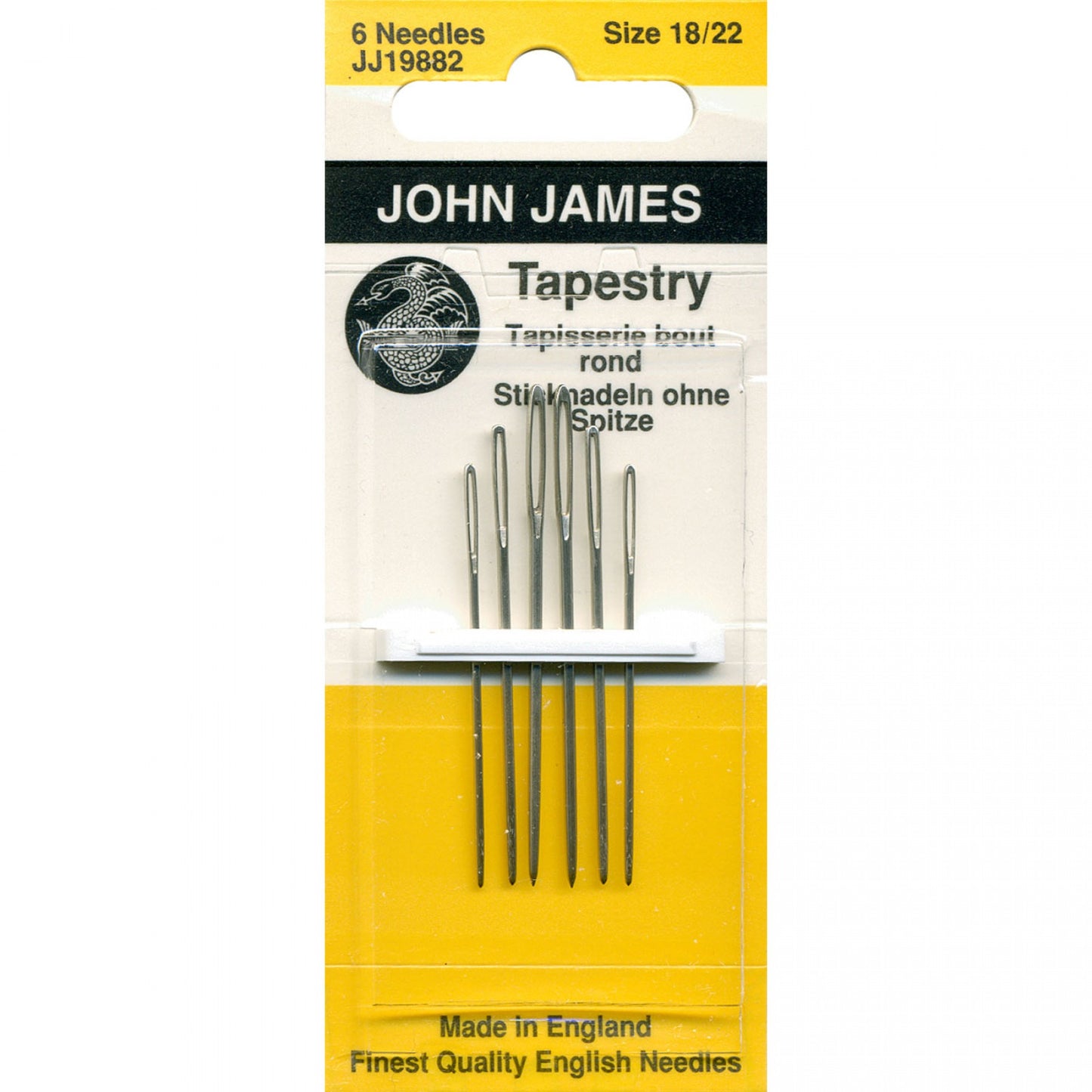 John James | Tapestry Needles | Size 18/22