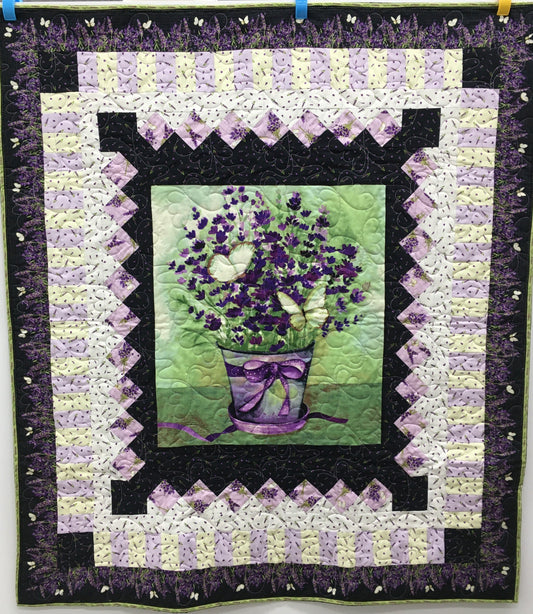 Finished Quilt | Lavender Delight