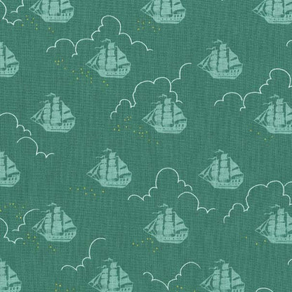Peter Pan - Jolly Roger POS Fabric - Trapunto